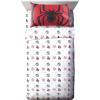 imageJay Franco Marvel Miles Morales New Kid 7 Piece Queen Bed Set  Includes Comforter ampamp Sheet Set Bedding  Super Soft Fade Resistant Microfiber Official Marvel ProductGray  Miles Morales