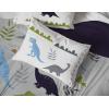 imageJay Franco Marvel Miles Morales New Kid 7 Piece Queen Bed Set  Includes Comforter ampamp Sheet Set Bedding  Super Soft Fade Resistant Microfiber Official Marvel ProductGray  Dinosaur