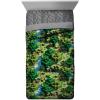 imageJay Franco Marvel Miles Morales New Kid 7 Piece Queen Bed Set  Includes Comforter ampamp Sheet Set Bedding  Super Soft Fade Resistant Microfiber Official Marvel ProductGreen  Minecraft