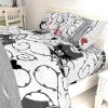 imageJay Franco Marvel Miles Morales New Kid 7 Piece Queen Bed Set  Includes Comforter ampamp Sheet Set Bedding  Super Soft Fade Resistant Microfiber Official Marvel ProductGray  Nightmare Before Christmas