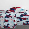 imageJay Franco Marvel Miles Morales New Kid 7 Piece Queen Bed Set  Includes Comforter ampamp Sheet Set Bedding  Super Soft Fade Resistant Microfiber Official Marvel ProductMulti  Spiderman