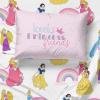 imageJay Franco Marvel Miles Morales New Kid 7 Piece Queen Bed Set  Includes Comforter ampamp Sheet Set Bedding  Super Soft Fade Resistant Microfiber Official Marvel ProductPink  Princess