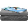 imageJay Franco Marvel Miles Morales New Kid 7 Piece Queen Bed Set  Includes Comforter ampamp Sheet Set Bedding  Super Soft Fade Resistant Microfiber Official Marvel ProductGreen  Minecraft