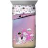 imageJay Franco Marvel Miles Morales New Kid 7 Piece Queen Bed Set  Includes Comforter ampamp Sheet Set Bedding  Super Soft Fade Resistant Microfiber Official Marvel ProductPink  Minnie Mouse