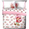 imageJay Franco Marvel Miles Morales New Kid 7 Piece Queen Bed Set  Includes Comforter ampamp Sheet Set Bedding  Super Soft Fade Resistant Microfiber Official Marvel ProductPink  Strawberry Shortcake