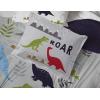 imageJay Franco Marvel Miles Morales New Kid 7 Piece Queen Bed Set  Includes Comforter ampamp Sheet Set Bedding  Super Soft Fade Resistant Microfiber Official Marvel ProductGray  Dinosaur