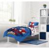 imageJay Franco Marvel Miles Morales New Kid 7 Piece Queen Bed Set  Includes Comforter ampamp Sheet Set Bedding  Super Soft Fade Resistant Microfiber Official Marvel ProductBlue  Spidey  Friends