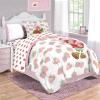imageJay Franco Marvel Miles Morales New Kid 7 Piece Queen Bed Set  Includes Comforter ampamp Sheet Set Bedding  Super Soft Fade Resistant Microfiber Official Marvel ProductPink  Strawberry Shortcake