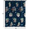 imageJay Franco Marvel Spiderman Fabric Shower Curtain  Kids Grey Bathroom DecorBlue  Mandalorian