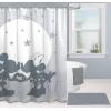 imageJay Franco Marvel Spiderman Fabric Shower Curtain  Kids Grey Bathroom DecorGray  Mickey  Minnie
