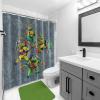 imageJay Franco Marvel Spiderman Fabric Shower Curtain  Kids Grey Bathroom DecorGrey  Tmnt