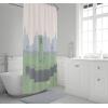 imageJay Franco Marvel Spiderman Fabric Shower Curtain  Kids Grey Bathroom DecorMulti  Minecraft