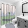 imageJay Franco Marvel Spiderman Fabric Shower Curtain  Kids Grey Bathroom DecorMulti  Minecraft