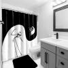 imageJay Franco Marvel Spiderman Fabric Shower Curtain  Kids Grey Bathroom DecorMulti  Nightmare Before Christmas