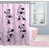 imageJay Franco Marvel Spiderman Fabric Shower Curtain  Kids Grey Bathroom DecorPink  Minnie Mouse