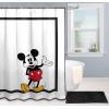 imageJay Franco Marvel Spiderman Fabric Shower Curtain  Kids Grey Bathroom DecorWhite  Mickey Mouse