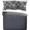 imageJay Franco Marvel Spiderman Grunge Queen Comforter ampamp Sham Set  Super Soft Kids Bedding  Fade Resistant Microfiber Official Marvel ProductGray  Spiderman