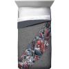 imageJay Franco Marvel Spiderman Grunge Queen Comforter ampamp Sham Set  Super Soft Kids Bedding  Fade Resistant Microfiber Official Marvel ProductGray  Spiderman