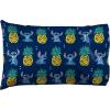 imageJay Franco Marvel Spidey and His Amazing Friends Team Spidey 1 Single Reversible Pillowcase  DoubleSided Kids Super Soft BeddingBlue  Lilo  Stitch