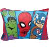 imageJay Franco Marvel Super Hero Adventures Double Team 2 Pack Pillowcase  DoubleSided Kids Super Soft Bedding Features Captain America Hulk Iron Man ampamp Spiderman