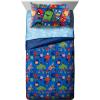 imageJay Franco Marvel Super Hero Adventures Hero Together 5 Piece Full Bed Set  Includes Comforter ampamp Sheet Set Bedding Features The Avengers  Super Soft Fade Resistant MicrofiberBlue  Avengers