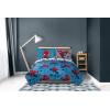 imageJay Franco Marvel Super Hero Adventures Hero Together 5 Piece Full Bed Set  Includes Comforter ampamp Sheet Set Bedding Features The Avengers  Super Soft Fade Resistant MicrofiberBlue  Spiderman