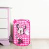imageJay Franco Marvel Super Hero Adventures Pop Up Hamper  Mesh Laundry BasketBag with Durable Handles  Features Spiderman Iron Man Captain America ampamp Thor Official Marvel ProductMinnie Mouse  Pink