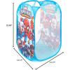 imageJay Franco Marvel Super Hero Adventures Pop Up Hamper  Mesh Laundry BasketBag with Durable Handles  Features Spiderman Iron Man Captain America ampamp Thor Official Marvel ProductSuper Hero Adventures