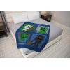 imageJay Franco Minecraft Icons Blanket  Measures 62 x 90 inches Kids Bedding Features Creeper Enderman Zombie ampamp Skeleton  Fade Resistant Super Soft Fleece Official Minecraft ProductBlue  Minecraft