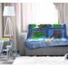 imageJay Franco Minecraft Icons Blanket  Measures 62 x 90 inches Kids Bedding Features Creeper Enderman Zombie ampamp Skeleton  Fade Resistant Super Soft Fleece Official Minecraft ProductBlue  Minecraft