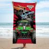 imageJay Franco Minecraft Mobs Emerge Super Soft ampamp Absorbent BathPoolBeach Towel Featuring Creeper  Fade Resistant Cotton Terry Towel Measures 28 inch x 58 inch Official Minecraft ProductRed  Monster Jam