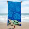 imageJay Franco Minecraft Mobs Emerge Super Soft ampamp Absorbent BathPoolBeach Towel Featuring Creeper  Fade Resistant Cotton Terry Towel Measures 28 inch x 58 inch Official Minecraft ProductBlue  Mandalorian