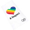 imageJay Franco Queer Eye Love ampamp Respect Large Pride BathPoolBeach Towel  Super Soft ampamp Absorbent Fade Resistant Cotton Towel Measures 34 x 64 inches Official Queer Eye Product