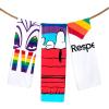 imageJay Franco Queer Eye Love ampamp Respect Large Pride BathPoolBeach Towel  Super Soft ampamp Absorbent Fade Resistant Cotton Towel Measures 34 x 64 inches Official Queer Eye Product