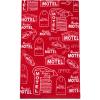imageJay Franco Schitts Creek Merchandise Rosebud Motel 2 Pack Red BathKitchen Hand Towel Set  Super Soft ampamp Absorbent Cotton TowelRed  Schitts Creek
