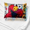 imageJay Franco Sesame Street Hip Elmo 2 Pack Pillowcase  DoubleSided Kids Super Soft Bedding Features Elmo and Cookie Monster Official Sesame Street Product