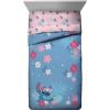 imageJay Franco Star Wars Comic Queen Comforter ampamp Sham Set  Kids Super Soft Bedding  Fade Resistant Microfiber Official Star Wars ProductBlue  Lilo  Stitch