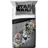 imageJay Franco Star Wars Comic Queen Comforter ampamp Sham Set  Kids Super Soft Bedding  Fade Resistant Microfiber Official Star Wars ProductGray  Star Wars