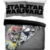 imageJay Franco Star Wars Comic Queen Comforter ampamp Sham Set  Kids Super Soft Bedding  Fade Resistant Microfiber Official Star Wars ProductGray  Star Wars