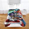 imageJay Franco Star Wars The Book of Boba Fett Blanket  Measures 62 x 90 inches  Fade Resistant Super Soft Fleece Bedding Official Star Wars ProductAvengers Blue Circle