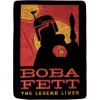 imageJay Franco Star Wars The Book of Boba Fett Blanket  Measures 62 x 90 inches  Fade Resistant Super Soft Fleece Bedding Official Star Wars ProductBlack  Boba Fett