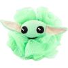 imageJay Franco Star Wars The Mandalorian 2 Piece Bathroom Set  Grogus Galaxy Shower Curtain ampamp Baby Yoda Loofah Body ScrubberBlue  Mandalorian