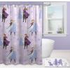 imageJay Franco Star Wars The Mandalorian Blue Space 14 Piece Bathroom Set  Includes Shower Curtain 12 Hooks ampamp NonSlip Bath Rug  Easy Care Fabric Features Baby Yoda Grogu Official Star Wars ProductPurple  Frozen