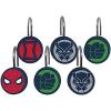 imageJay Franco Star Wars The Mandalorian Blue Space 14 Piece Bathroom Set  Includes Shower Curtain 12 Hooks ampamp NonSlip Bath Rug  Easy Care Fabric Features Baby Yoda Grogu Official Star Wars ProductBlue  Avengers