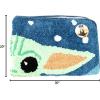 imageJay Franco Star Wars The Mandalorian Blue Space Tufted Polyester Bath Rug Kids Bath Features Baby Yoda Grogu Official Star Wars ProductBlue  Mandalorian