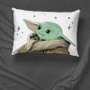 imageJay Franco Star Wars The Mandalorian Curious Child 1 Pack Pillowcase  DoubleSided Kids Super Soft Bedding  Features The Child Baby Yoda Grogu