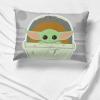 imageJay Franco Star Wars The Mandalorian The Cutest Bounty 1 Pack Pillowcase  DoubleSided Kids Super Soft Bedding  Features The Child Baby Yoda GroguGray  Mandalorian