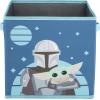 imageJay Franco Star Wars The Mandalorian Where I go 2 Pack Collapsible Cube Storage Bins  Kids Foldable Organizer with Handles Official Star Wars Product
