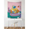 imageJay Franco The Simpsons Opening Tapestry  50 x 60 Inch Wall Hanging  Room Dcor Official The Simpsons Product