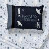 imageJay Franco Wednesday Addams Full Size Sheet Set  Super Soft Kids 4 Piece Bedding Set  Webs and Skulls Microfiber Sheets Includes Reversible Pillow CoversBlue  Wednesday